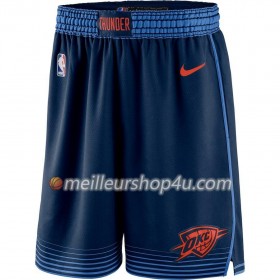 Homme NBA Oklahoma City Thunder Shorts Navy 2018-19 Nike Swingman